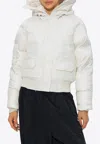 Canada Goose Paradigm Chilliwack Hooded Bomber Jacket In White