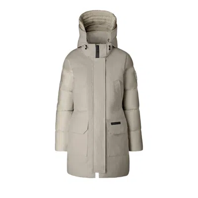 Pre-owned Canada Goose Paradigm Trillium Parka 'limestone' | Tan | Women's Size M In Brown