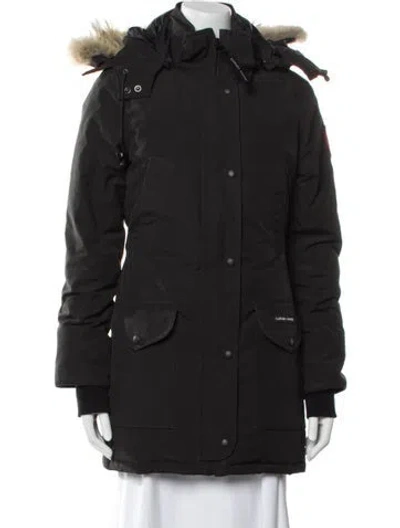 Pre-owned Canada Goose Parka In Black
