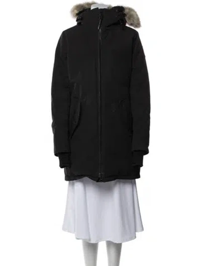 Pre-owned Canada Goose Parka In Black