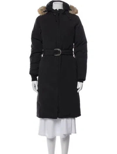 Pre-owned Canada Goose Parka In Black