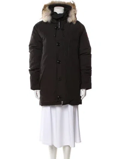 Pre-owned Canada Goose Parka In Black