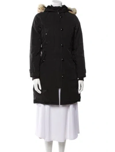 Pre-owned Canada Goose Parka In Black