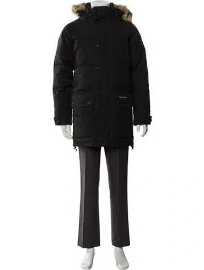 Pre-owned Canada Goose Parka In Black