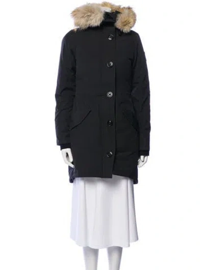 Pre-owned Canada Goose Parka In Black