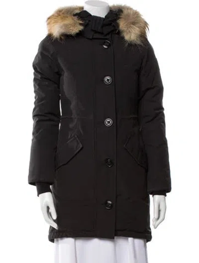 Pre-owned Canada Goose Parka In Black