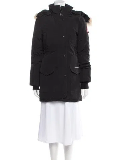 Pre-owned Canada Goose Parka In Black