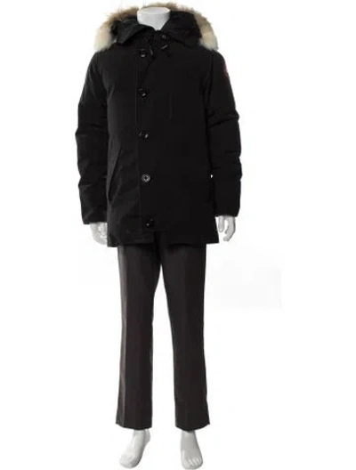 Pre-owned Canada Goose Parka In Black