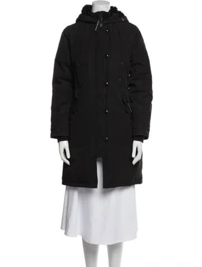 Pre-owned Canada Goose Parka In Black