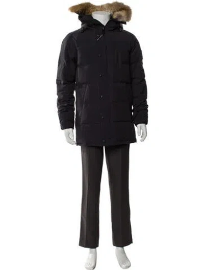 Pre-owned Canada Goose Parka In Black