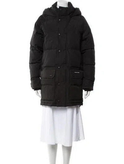 Pre-owned Canada Goose Parka In Black