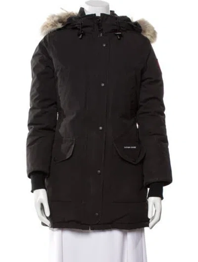 Pre-owned Canada Goose Parka In Black