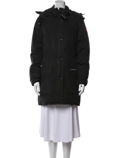 Pre-owned Canada Goose Parka In Black