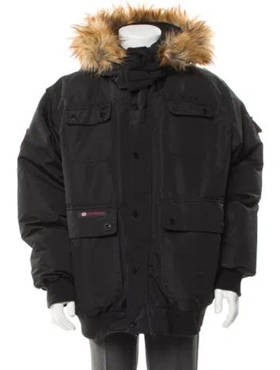 Pre-owned Canada Goose Parka In Black