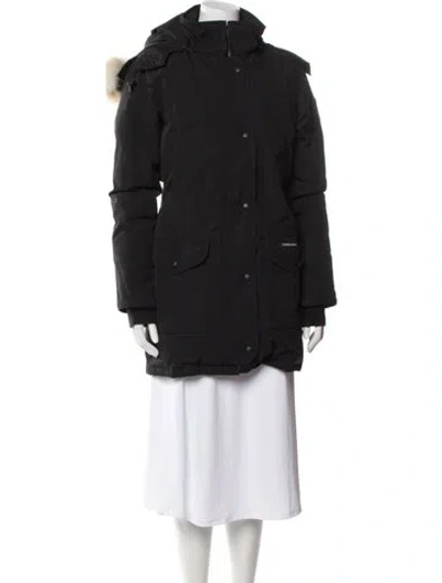 Pre-owned Canada Goose Parka In Black