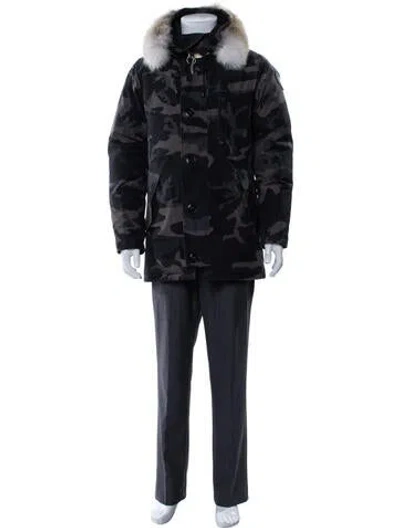 Pre-owned Canada Goose Parka In Black