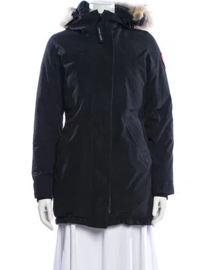 Pre-owned Canada Goose Parka In Black