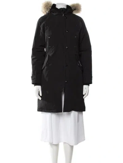 Pre-owned Canada Goose Parka In Black