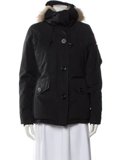 Pre-owned Canada Goose Parka In Black