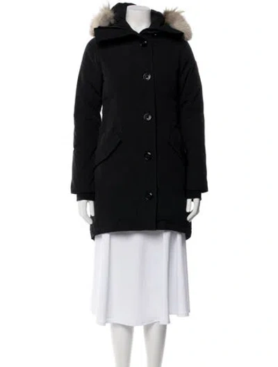 Pre-owned Canada Goose Parka In Black