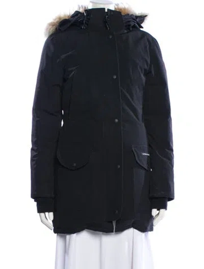 Pre-owned Canada Goose Parka In Black