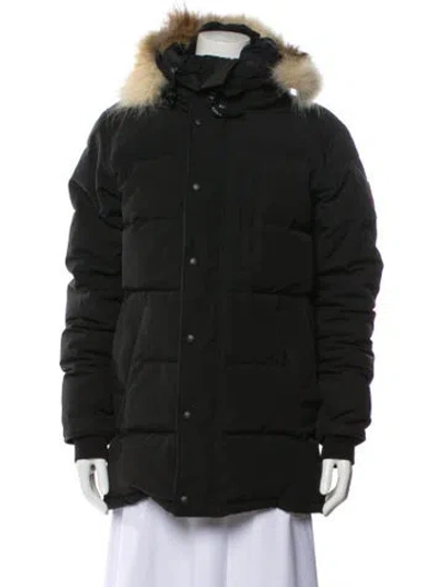 Pre-owned Canada Goose Parka In Black