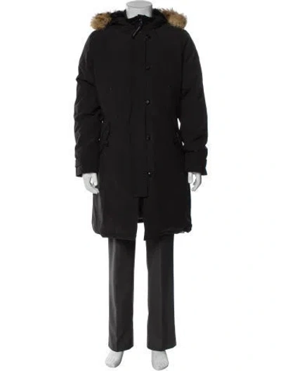 Pre-owned Canada Goose Parka In Black