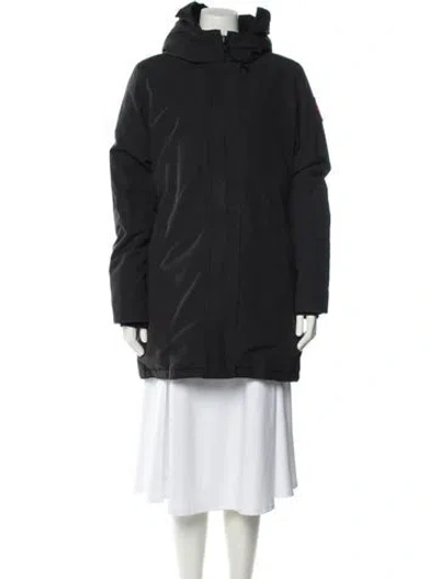 Pre-owned Canada Goose Parka In Black