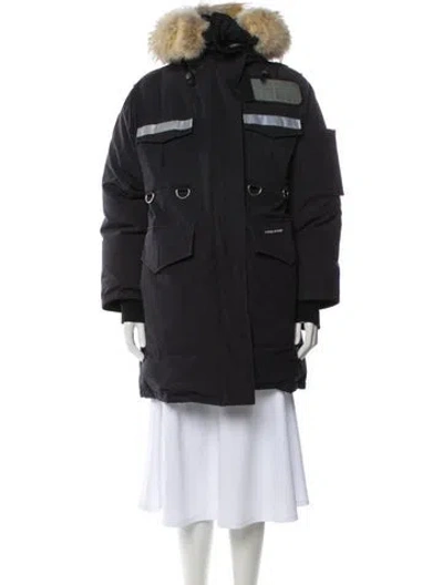 Pre-owned Canada Goose Parka In Black
