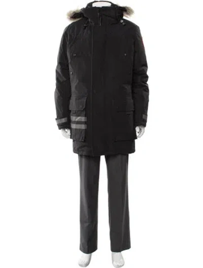 Pre-owned Canada Goose Parka In Black