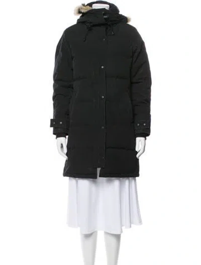Pre-owned Canada Goose Parka In Black
