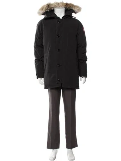 Pre-owned Canada Goose Parka In Black
