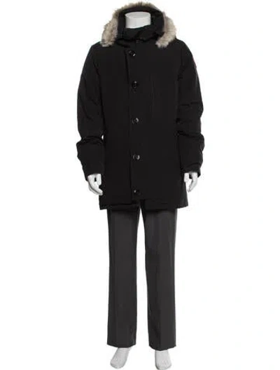 Pre-owned Canada Goose Parka In Black