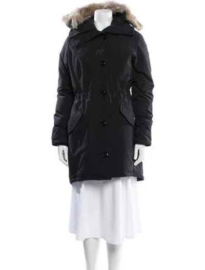 Pre-owned Canada Goose Parka In Black