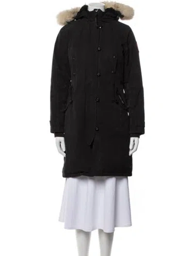 Pre-owned Canada Goose Parka In Black