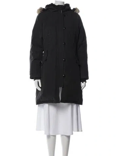 Pre-owned Canada Goose Parka In Black
