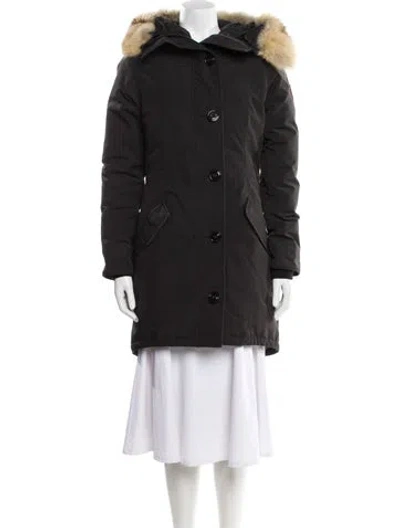Pre-owned Canada Goose Parka In Black