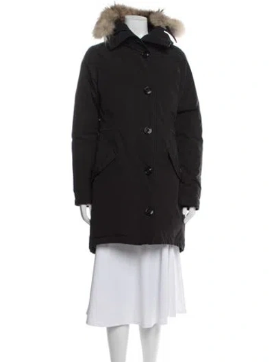 Pre-owned Canada Goose Parka In Black