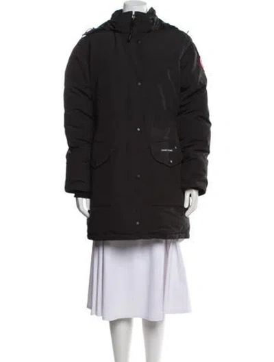 Pre-owned Canada Goose Parka In Black