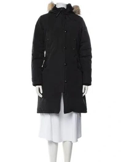 Pre-owned Canada Goose Parka In Black