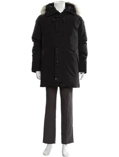 Pre-owned Canada Goose Parka In Black