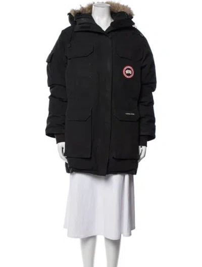 Pre-owned Canada Goose Parka In Black
