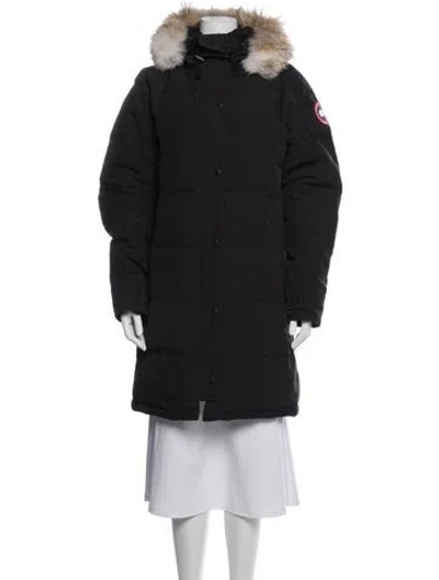 Pre-owned Canada Goose Parka In Black