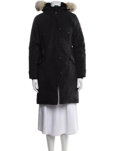 Pre-owned Canada Goose Parka In Black