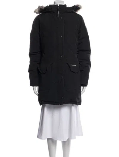 Pre-owned Canada Goose Parka In Black