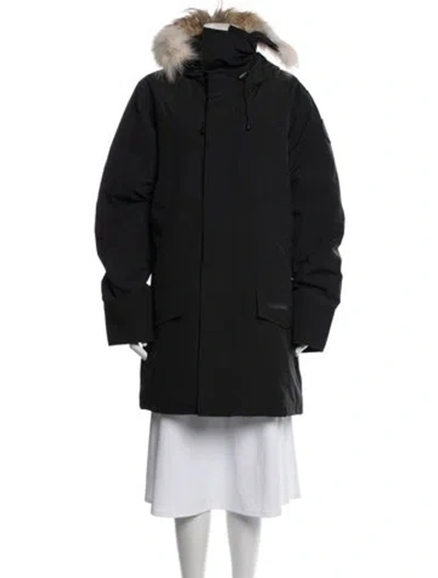 Pre-owned Canada Goose Parka In Black