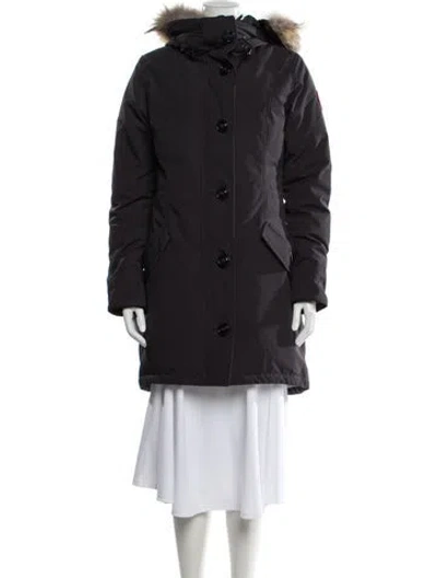 Pre-owned Canada Goose Parka In Black