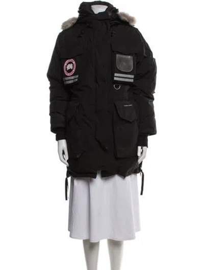 Pre-owned Canada Goose Parka In Black