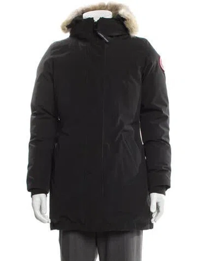 Pre-owned Canada Goose Parka In Black