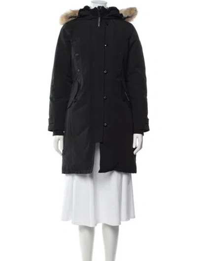 Pre-owned Canada Goose Parka In Black